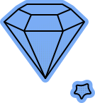 Diamond sticker