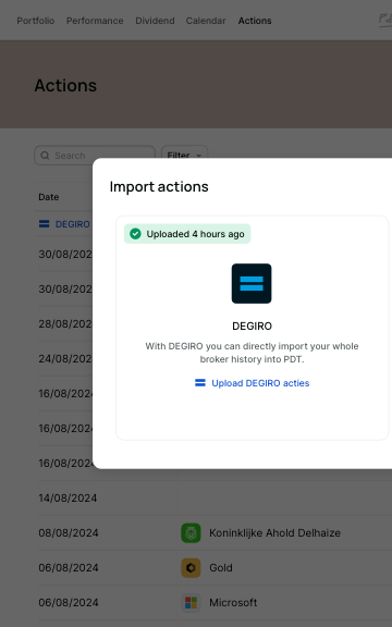 Import actions